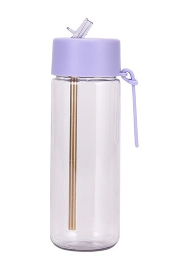 Pipetli 740ml Taşınabilir Su Şişesi, Tritan Şeffaf Su Şişesi, Açık Hava Etkinliklerine Uygun, Seyahat Fitness 6qmbe1 Diğer