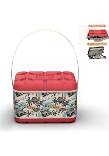 28 Lt Pro Eva İzolasyonlu Çanta 1176 Soft Cooler Kırmızı