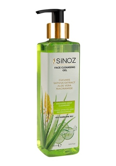 Sinoz Akne ve Siyah Nokta Karşıtı Arındırıcı ve Tazeleyici Yüz Temizleme Jeli 250 ML