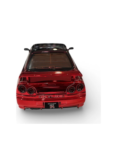 Hobbiez World 1/24 Nissan Gtr R34 - Metallick Red/black