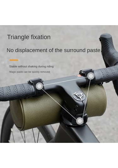 Willowhaven Versatile Green Bisiklet Çantası 3d Tasarım Geniş Mountain Ve Yol Bisikletleri İçin Çıkarılabilir Kayışlar Haki