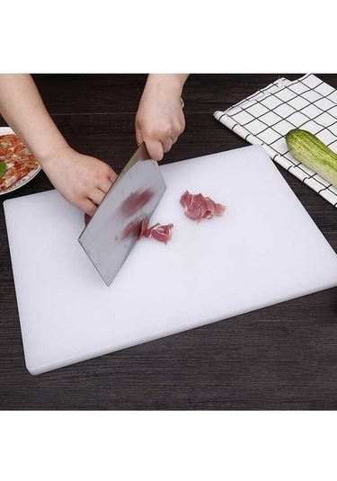 Primepickings Çok İşlevli Çift Taraflı Kare Kesme Tahtası, 27x35x1cm, Meyve Kaymaz, Mekanik Tahta Diğer