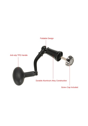 Tenfowee Alüminyum Ve Plastik Konstrüksiyonlu Büyük Boy Siyah Çekim Makinesi Kollü Kollü Yer Değiştirme Parçası