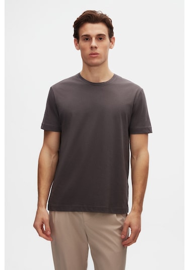 D's Damat Ds Damat Relaxed Fit Antrasit %100 Pamuk T-shirt 6hc14ort02005 Antrasit