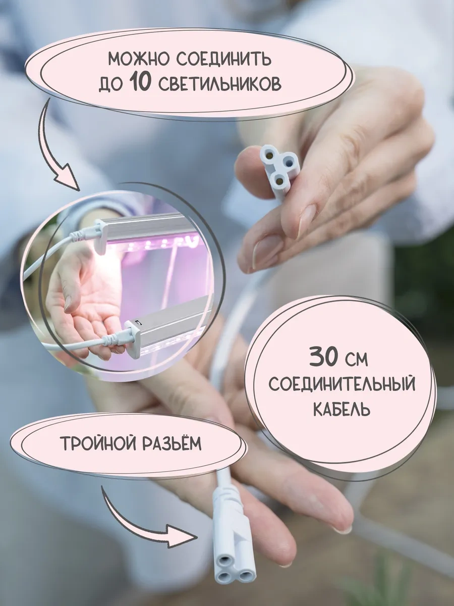 Uniel Full Spectrum 10 W Fitolampa 307757842 Creamy Glow