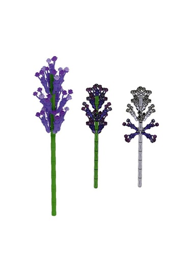 Ctoys Flower Arrangement Mini Blok Lavander