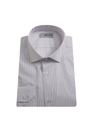 Uki Lila Comfort Fit Uzun Kol Gömlek Lila