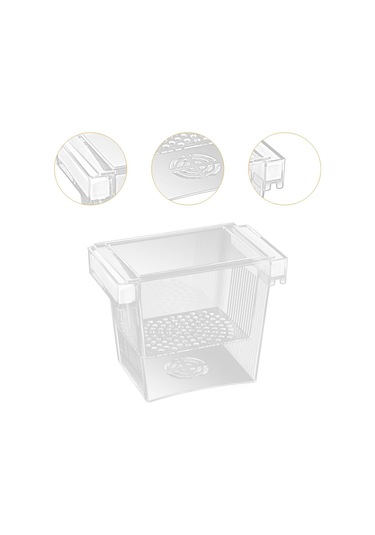 Suntek Damızlık Kutusu Akvaryum Akrilik Balık Tankı Kare