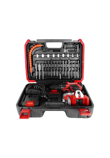 Rodex RDX3375A Akülü Matkap + 28 Parça Aksesuar
