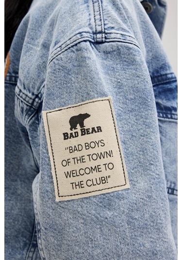 Adelina Mavi Kadın Denim Ceket-mavi Mavi