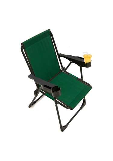 Silva Kamp Sandalyesi Bardaklıklı - Yeşil