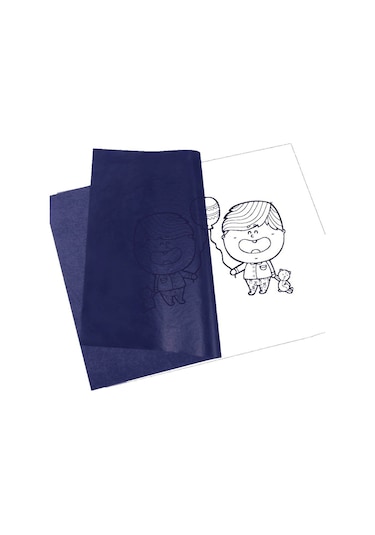 Roco Paper Karbon Grafit Transfer Kağıdı Mavi - 30 42 Cm - 100'lü