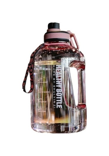 Wb 2200 Ml Büyük Kapasiteli Spor Su Şişesi 7aw8ud Açık Pembe