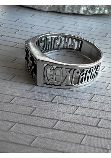 Monıchev Jewelry Gümüş Mühür 925 Ayar Ortodoks "kurtar Ve Muhafaza Et" 236355625 Gri