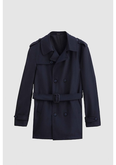 Ds Damat Regular Fit Lacivert Apoletli Beli Kemerli Pardösü/Trenckot 1HF08ORT00013 Lacivert Ds Damat Regular Fit Lacivert Apoletli Beli Kemerli Pardösü/Trenckot 1HF08ORT00013 Lacivert