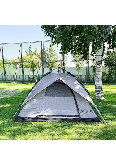 Argeus Infinity 3 Kişilik 3 Mevsim Otomatik Kamp Çadırı Arg-206 Altın