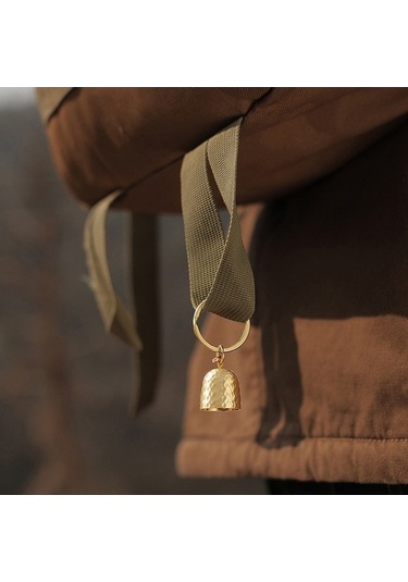 Pazly Hafif Pirinç Çan - Kapı, Çadır, Araba, Çanta Süsleme İçin Altın Renk Altın