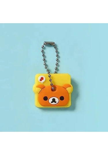 Mınıso 46 Modelli Toptan Anime Anahtarlık Kapağı - Minnie Karikatür Taşınabilir Anahtarlık Tutucu Koyu Pembe Black