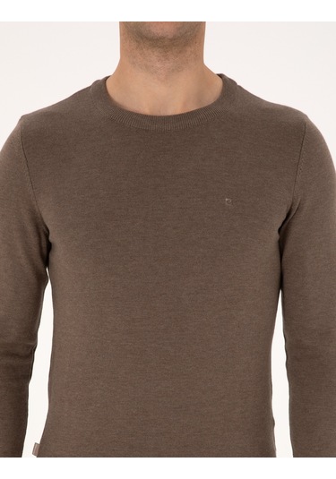 Pierre Cardin Erkek Vizon Kazak /triko 50315509-vr174 Vizon