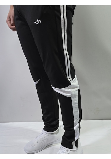 Jump Erkek Scuba Slim Fit Eşofman Altı Siyah/beyaz Jump Erkek Scuba Slim Fit Eşofman Altı Siyah/beyaz