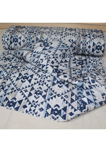 Pamuklu Nevresimlik Kumaş 100 240 Cm Geometrik Desenli Metrelik Çarşaf Yastık Ev Tekstil Kumaşı Beyaz