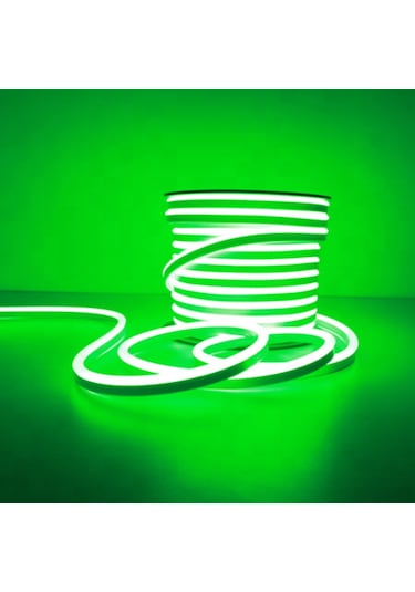 24v Neon Şerit Led Yeşil Işık