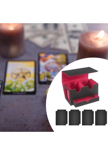 Suntek Kart Destesi Kutusu Oyun Kartı Oyuncak İç-kırmızı