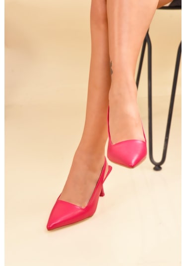 Kadın Cilt Topuklu Ayakkabı Stiletto 001