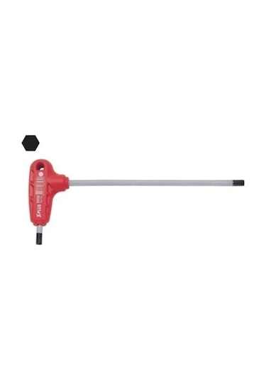 Cer-pa Norm T Saplı Allen Anahtar Hex / Ölçü Seçenekli 4mm