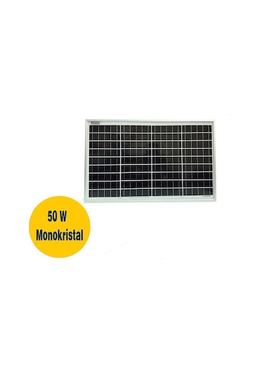 Gesper Energy 50W Watt Monokristal Güneş Paneli 36 Hücre 12 V