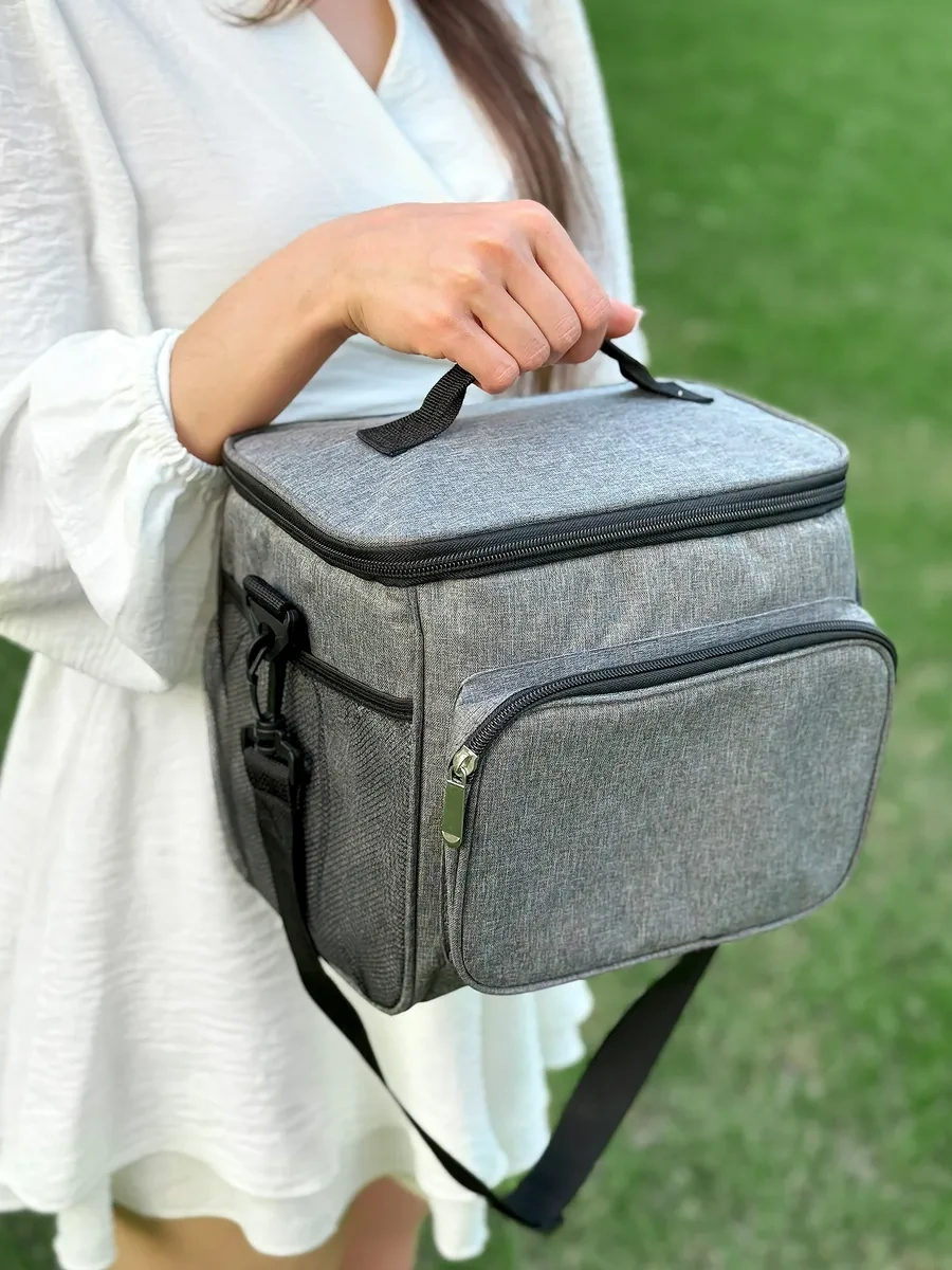 Ruvıs Öğle Yemeği İçin Termo Çanta Buzdolabı 10 Litre 428872468 Gri