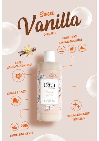 The Bath Factory Vanilya Duş Jeli 400 ML