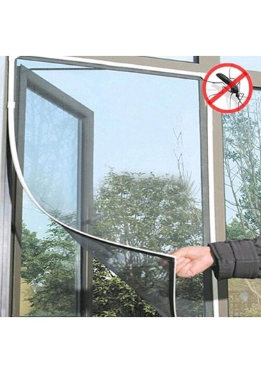 Sones Sinek Böcek Sivrisinek Ağı Kapı Pencere Ağı Ağ Örgü Ekran Perde Koruyucu Sineklik Böcek Dıy, Boyut: 2x1.5m Beyaz