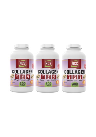 Ncs Hidrolize Collagen Tip 1-2-3 Glutatyon 300 Tablet X 3 Kutu