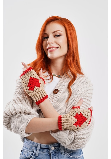 Daphniadelfion Lovely Tasarım Eldiven Çok Renkli