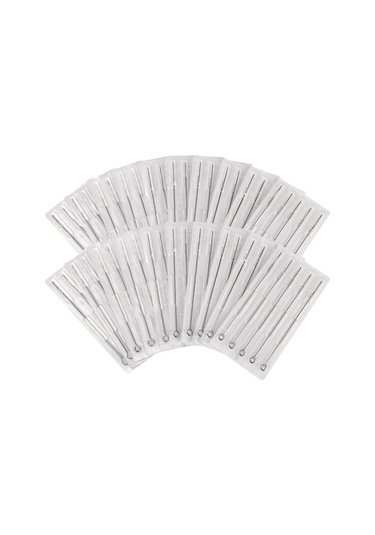 Shineyee Atomus 100 Parça Paslanmaz Çelik Dövme İğneleri Seti, 1rl 3rl 5rl 7rl 9rl Karışık Modeller, Profesyonel Kullanım