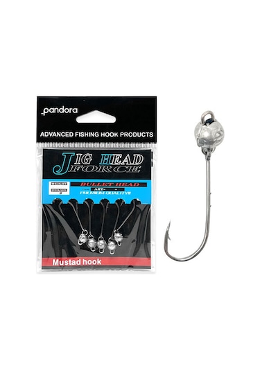 Pandora Force Ah 5 Adet Mafsallı Jig Head 3 Gr - 4 No