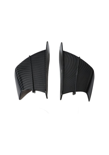Lemestar Motosiklet Universal Abs Rüzgar Kanadı - Parlak Karbon Fiber Desenli, Spor Performansı Artırıcı, Bmw Honda Yamaha Kawasaki Uyumlu Diğer