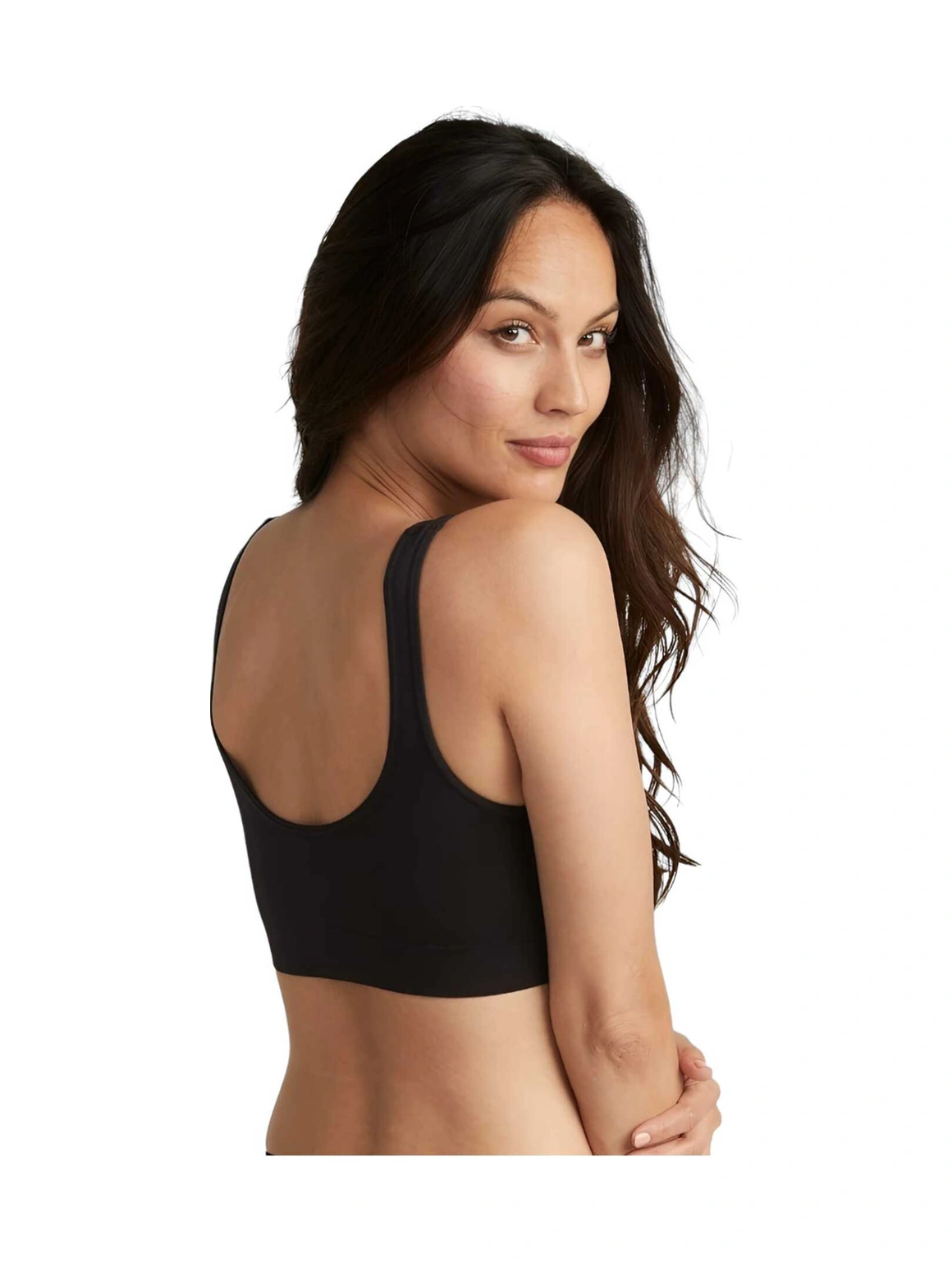 Tezzgelsin Kadın Kalın Askılı Pedli Büstiyer Yarım Atlet Sütyen 3'lü Set Siyah