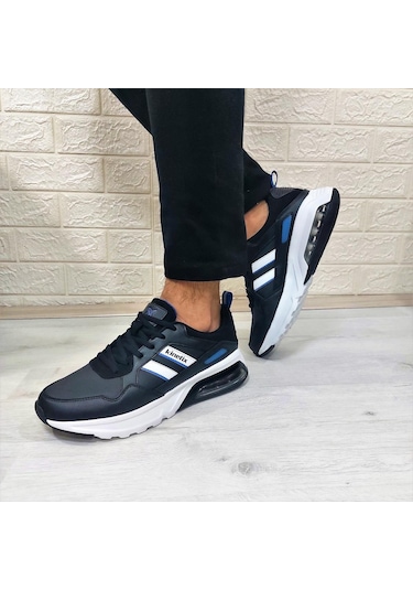 Kinetix Pagol Pu Siyah Fuspetli Air Atom Taban Spor Ayakkabı Siyah