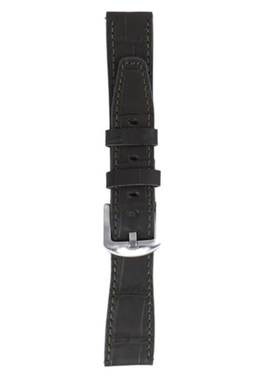 Fro Lw38-43 20 Mm Hakiki Deri Kroko Haki Kordon Siyah Toka