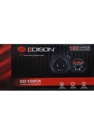 Edison Ed-102Cx 10Cm 2 Yollu Tweeter'Lı Kapı Hoparlörü