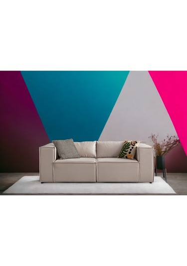 Nova 2 Modül Modüler Koltuk & Kanepe Takımı Kırık Beyaz