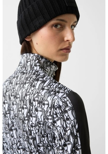 Bogner Sport First Layer Beline Termal Kadın Kayak Içlik İçlik Siyah-beyaz