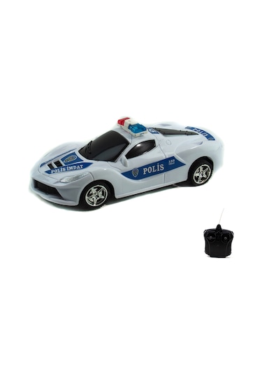 1:20 Uzaktan Kumandalı Polis Arabası Ful Fonksiyon