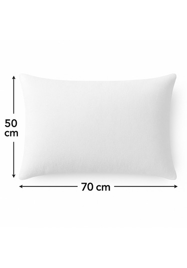 Oznhome Yastık Alezi 4 Adet Beyaz