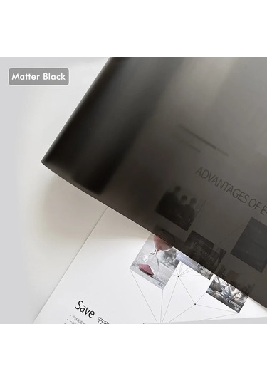 Şeffaf Işık Siyah Duman Pvc Film Renk 30x200cm Far Arka Lamba Sarma Matter Black 40x200cm 1 Piece Set