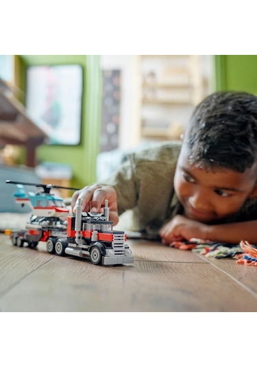 LEGO® Creator 31146 Helikopterli Açık Kasa Kamyon 270 Parça