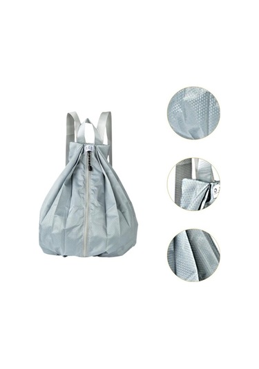 Pazly Açık Hava Spor Sırt Çantası Katlanır Seyahat Çantası Gri Renk Gri