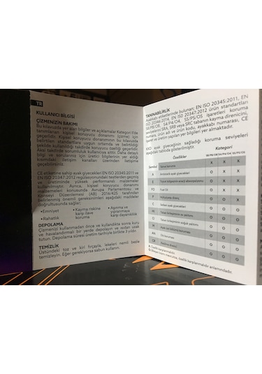 Mekap Anka Pro904 Pu Çizme Uzun Haki O4 Çelik Burunsuz Tüm Nolar